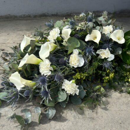 Bårebuket kyst blomster